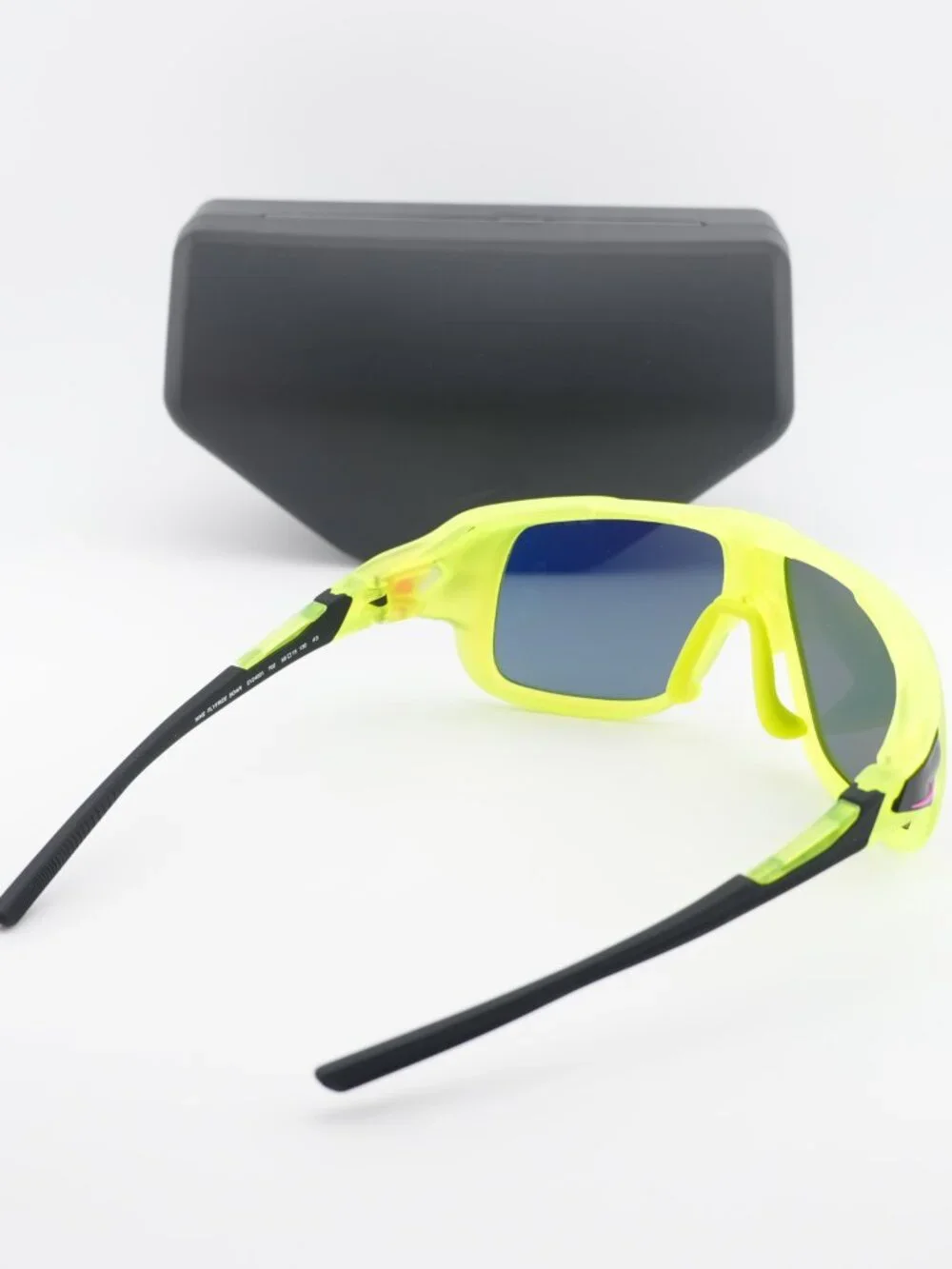 Nike FLYFREE SOAR EV24001 702 Square Sunglasses - Matte Volt